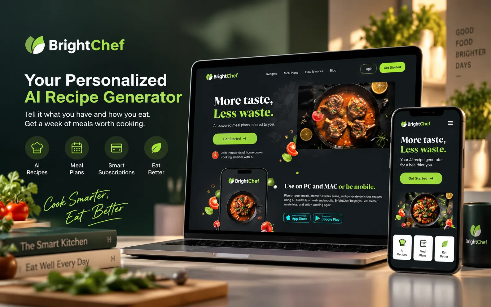 Preview of Bright Chef: AI-Powered Meal Planning Tool