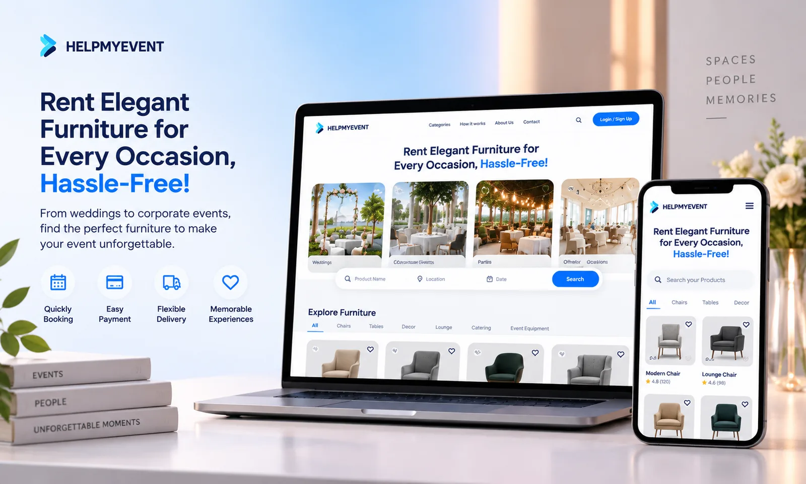 Preview of HelpMyEvent: Event Rentals Marketplace