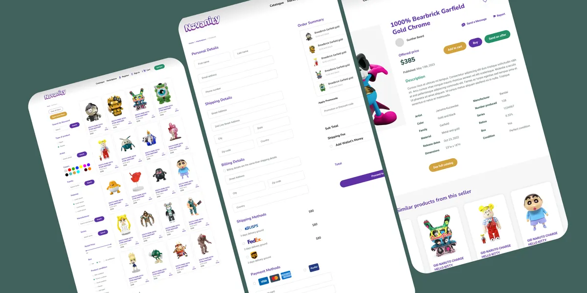 Screenshot 1 of Novanity: Multi-Vendor E-Commerce Store