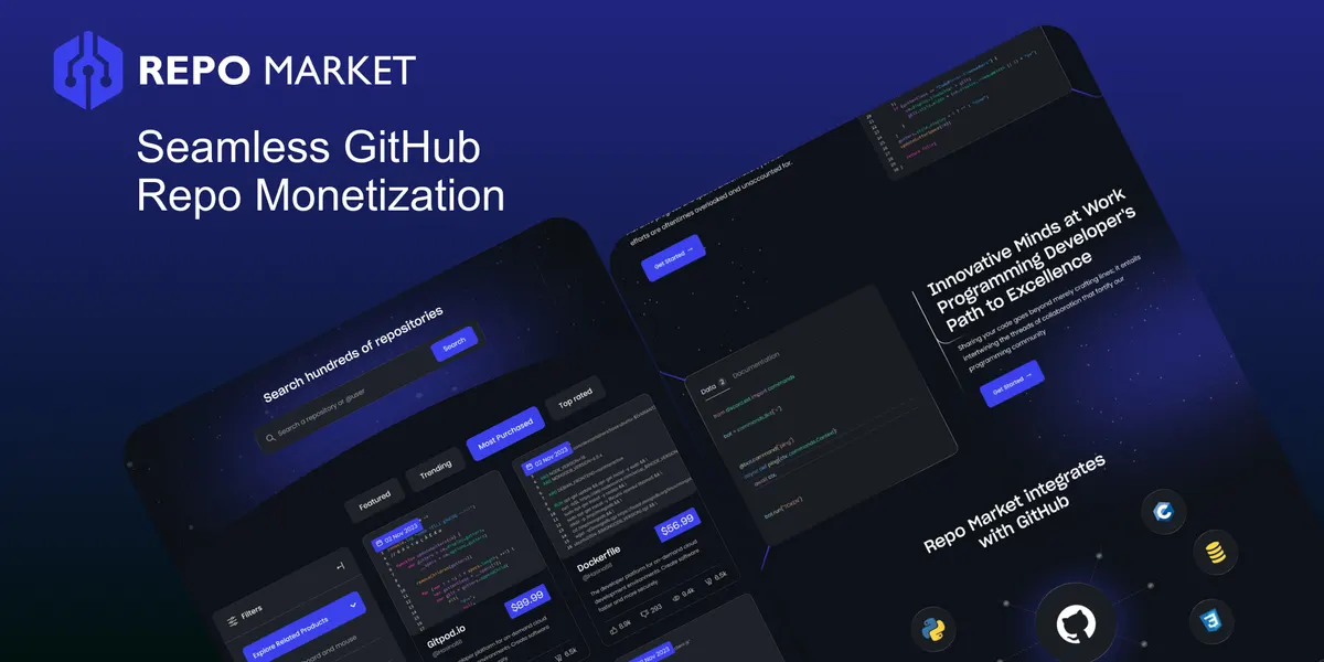 Screenshot 1 of RepoMarket: Sell Software Projects