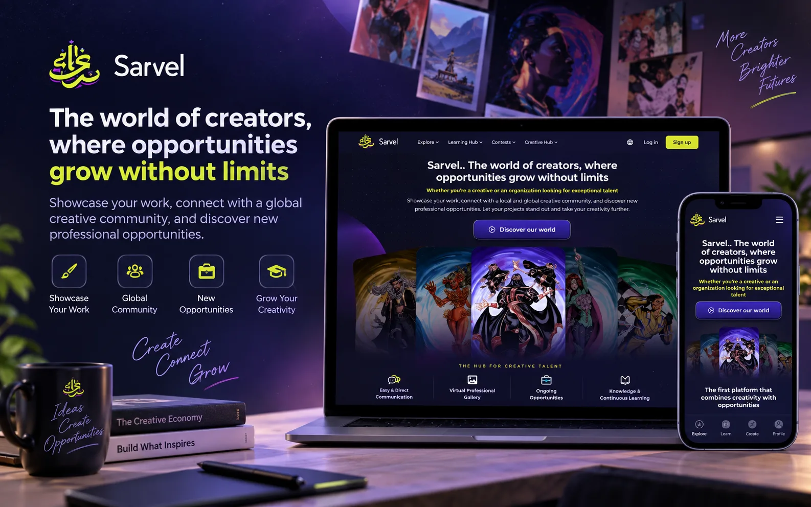 Preview of Sarvel: The Hub for Creative Talent