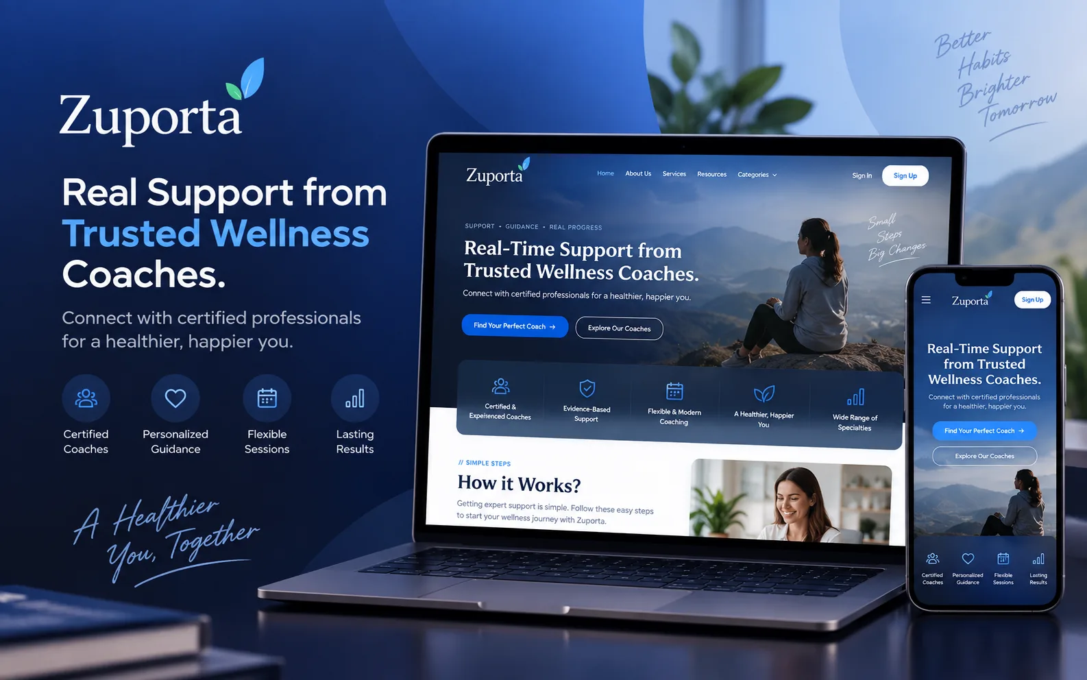 Preview of Zuporta: Real-Time Wellness Coaching Platform